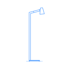 Furniture Floor Lamps Axis Floor Lamp Laser Cut Svg File, Free Vectors File